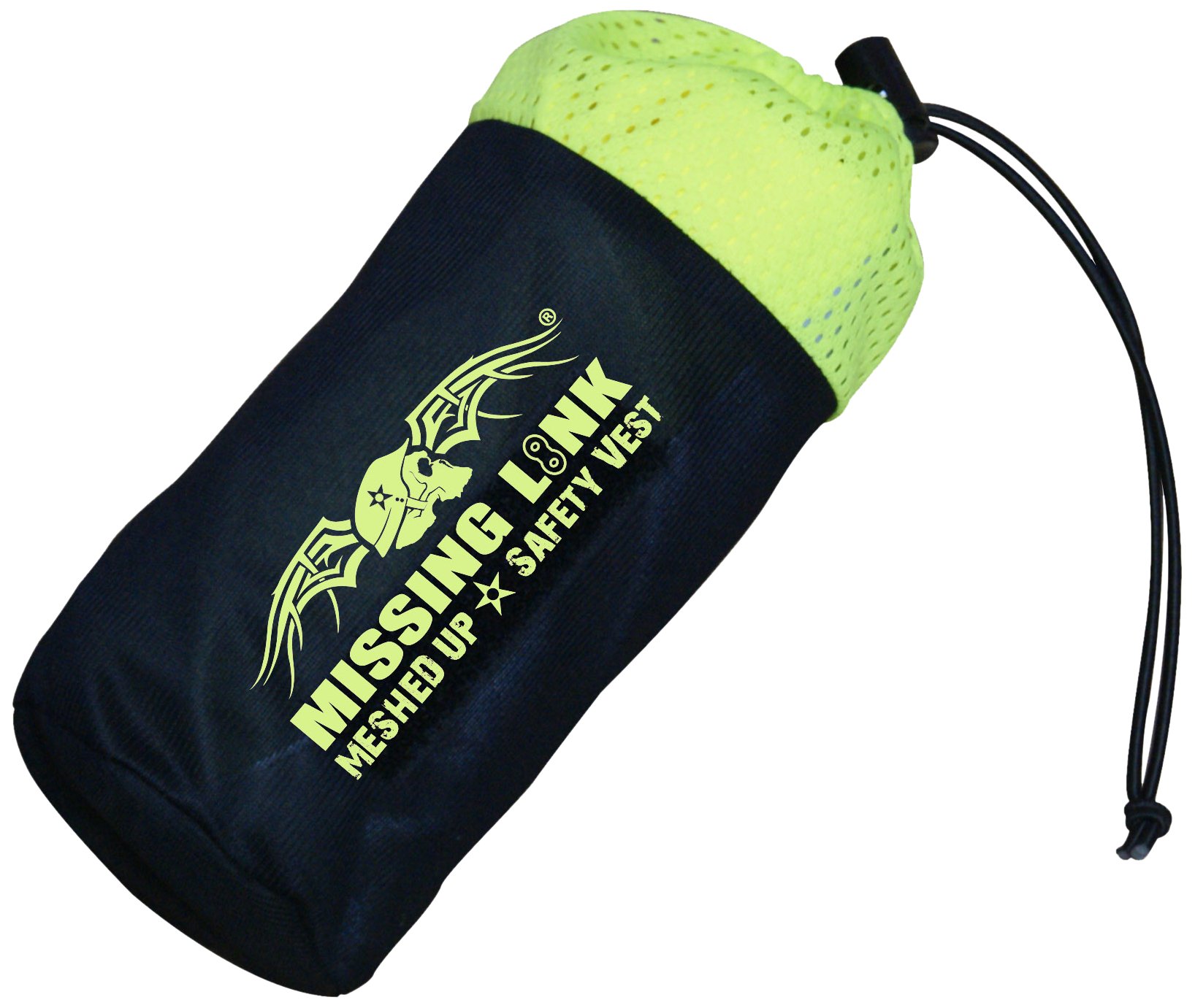 Missing Link Meshed up Expandable Safety Vest (HiViz Green/Orange